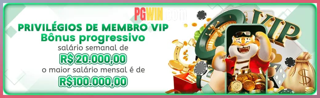PGWIN bônus — cashback 15 por cento e níveis VIP